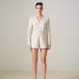 GLADYS TWEED JUMPSUIT