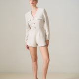GLADYS TWEED JUMPSUIT