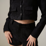 MURIEL TWEED SHORTS
