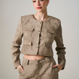 MURIEL TWEED SHORTS