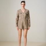 GLADYS TWEED JUMPSUIT
