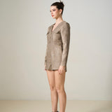 GLADYS TWEED JUMPSUIT