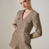 GLADYS TWEED JUMPSUIT