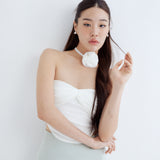 DATE NIGHT BUSTIER WITH ROSE STRAPS