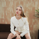 CAMILLE TWEED TOP (limited color)