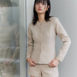 CAMILLE TWEED TOP