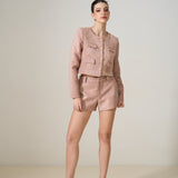 MURIEL TWEED SHORTS
