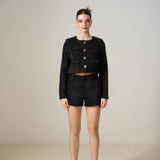 MURIEL TWEED SHORTS