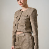MURIEL TWEED SHORTS